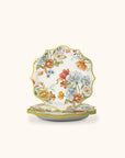 Autumn Bloom Die-Cut Paper Dessert Plate