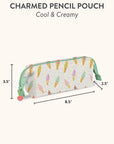 Cool & Creamy Charmed Pencil Pouch