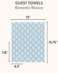 Romantic Rococo Guest Towels