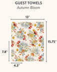 Autumn Bloom Guest Towels