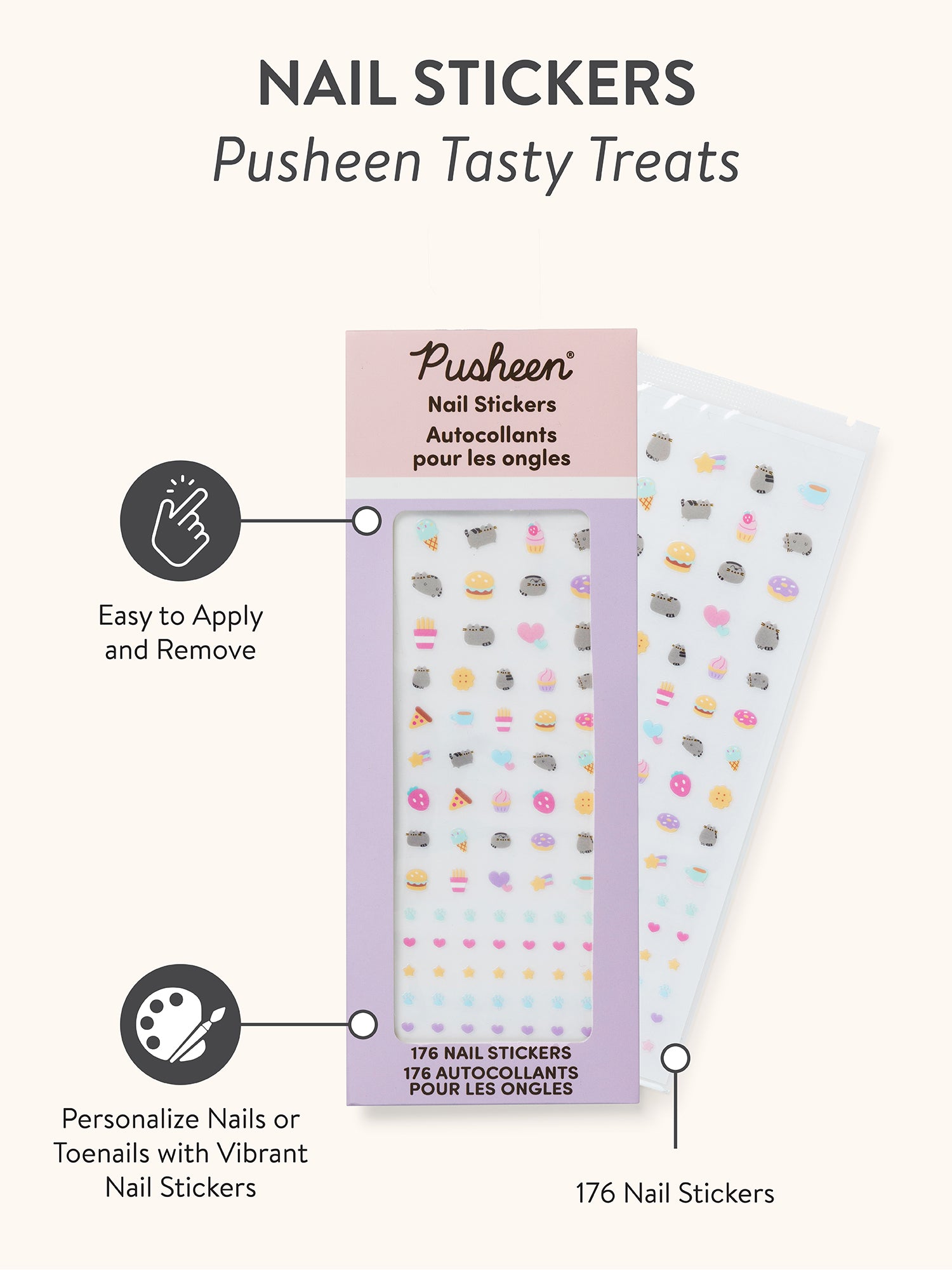Studio Oh! Pusheen Nail Stickers - Thumbnail 4