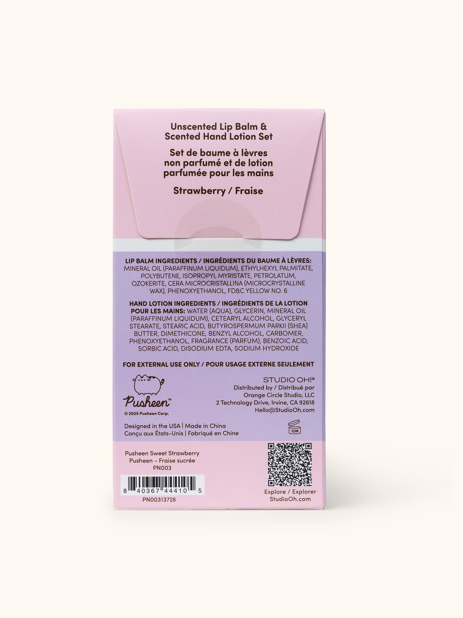 Studio Oh! Pusheen Lip Balm and Hand Lotion - Thumbnail 3