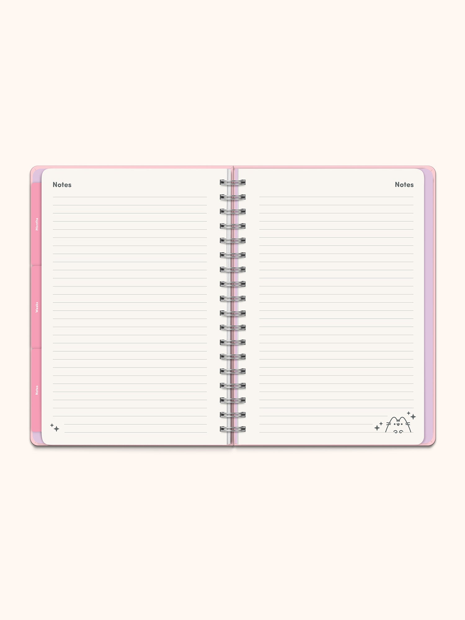 Pusheen Sparkles Undated Tri-Tab Planner