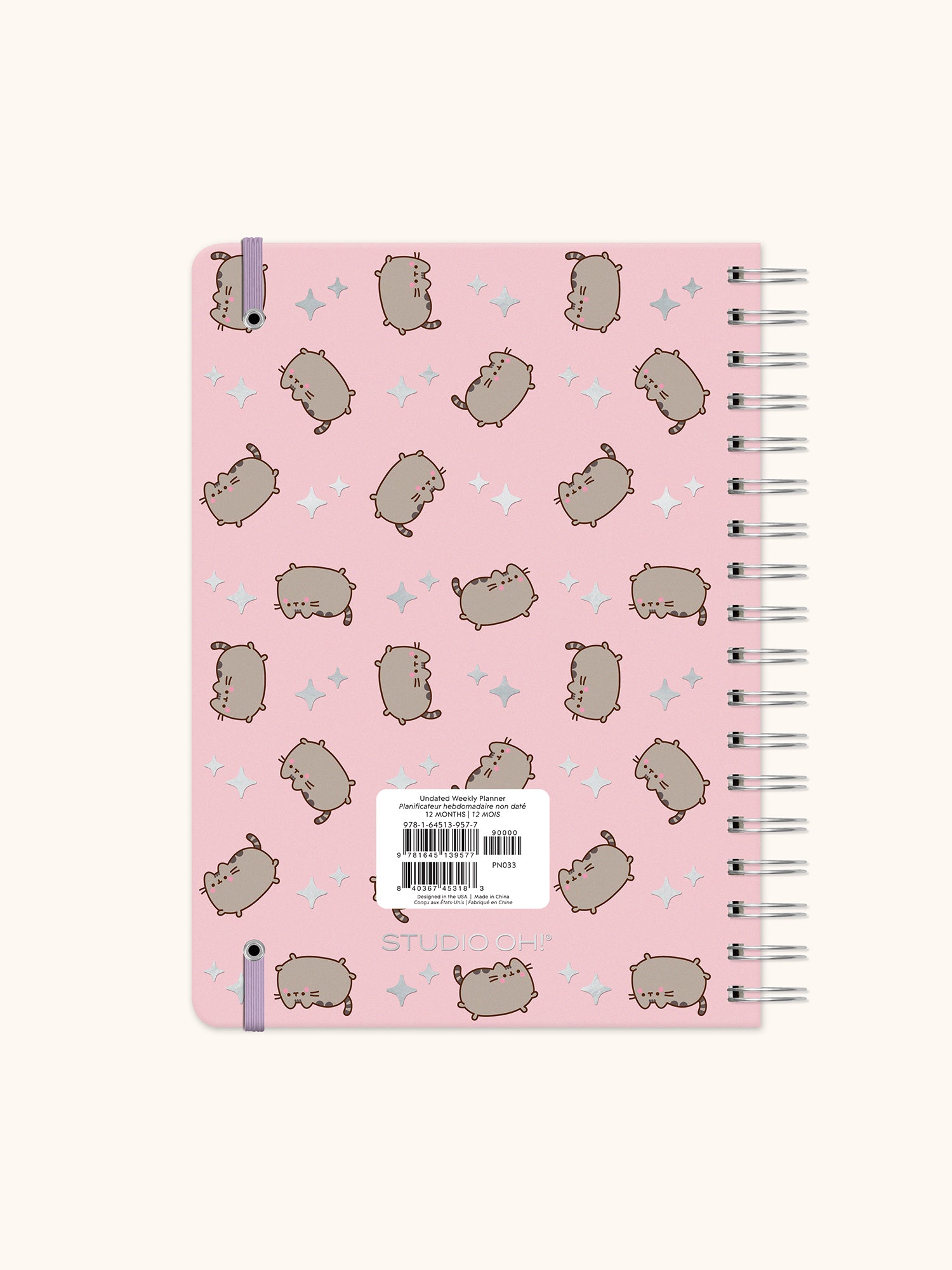 Pusheen Sparkles Undated Tri-Tab Planner