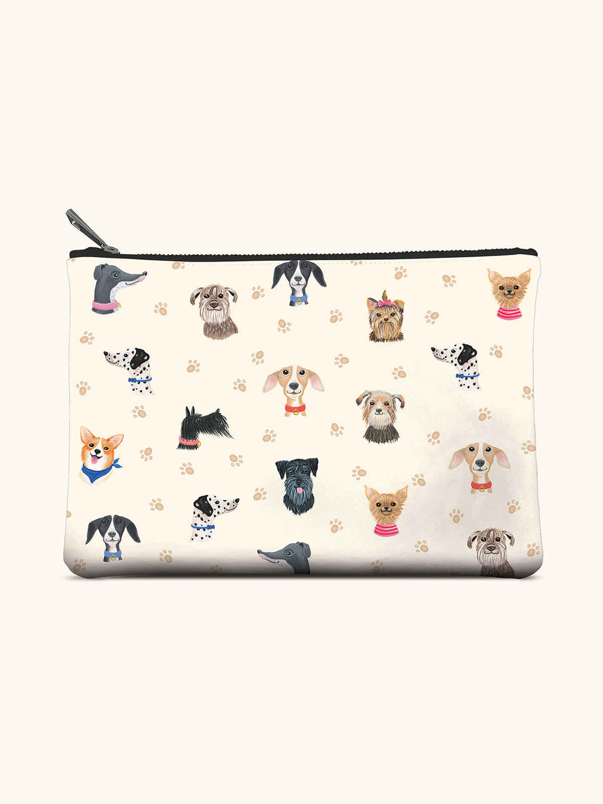 Doggone Cute Large Zippered Pouch