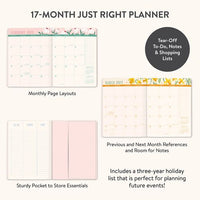 2024 Flower Market Just Right Monthly Planner
