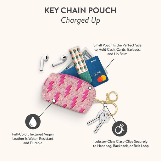 アイドル J-O VASIC Key Pouch Charged Up Key Chain Pouch – Studio Oh!