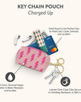 Charged Up Key Chain Pouch