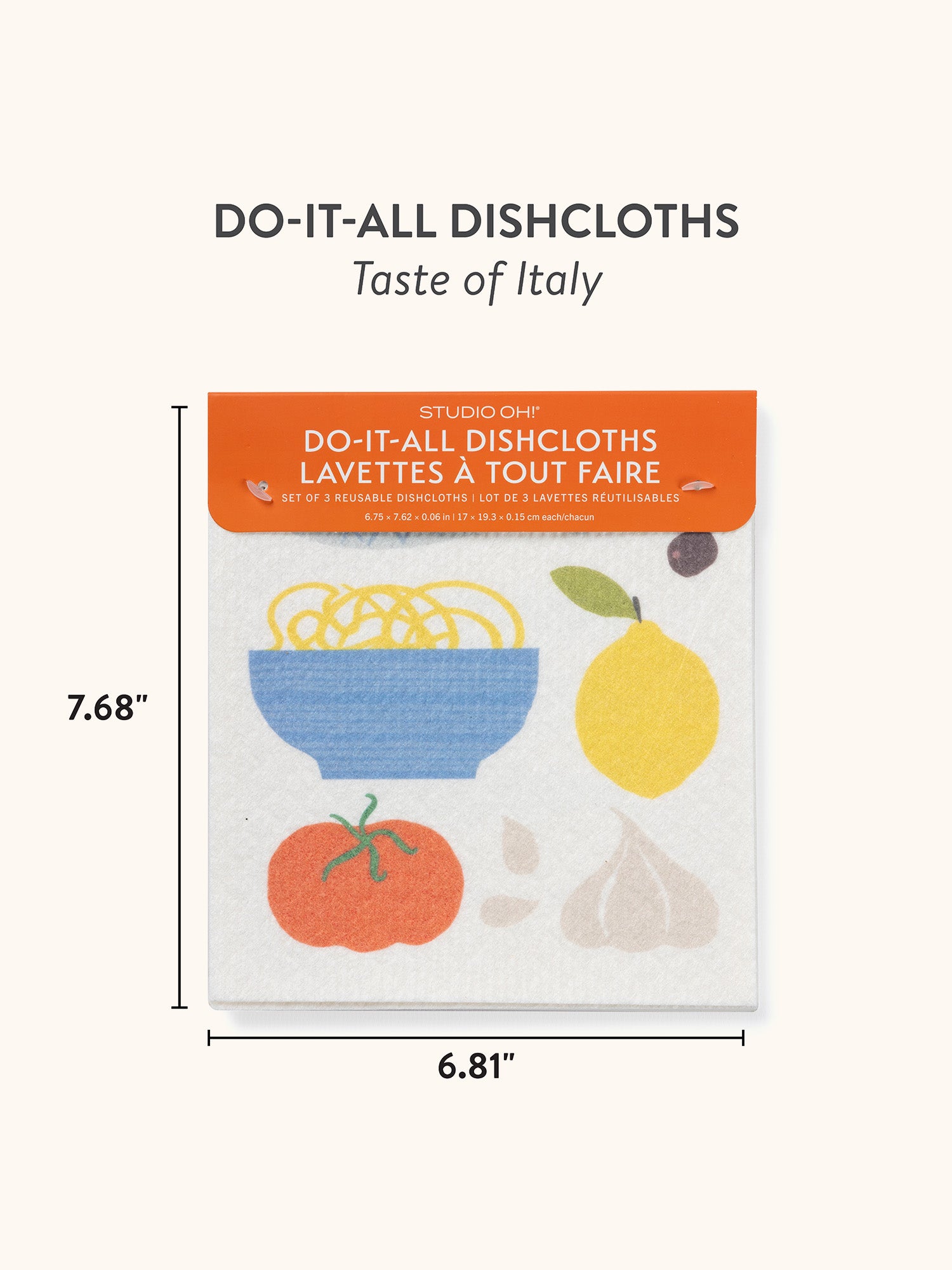 Taste of Italy Do-It-All Dishcloths