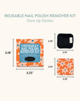 Glow Up Daisies Reusable Nail Polish Remover Kit