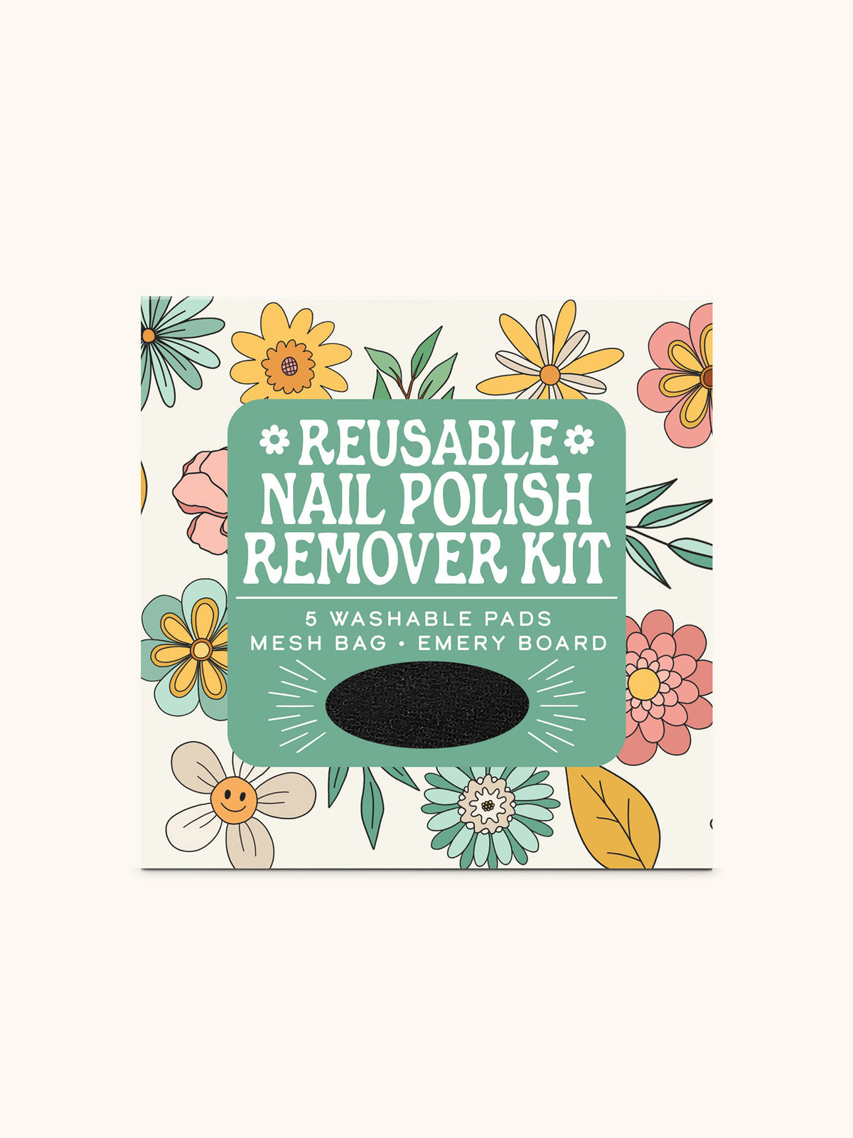 Beamin' Blooms Reusable Nail Polish Remover Kit