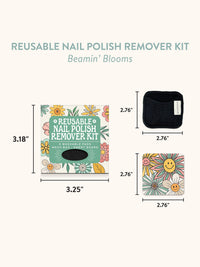 Beamin' Blooms Reusable Nail Polish Remover Kit