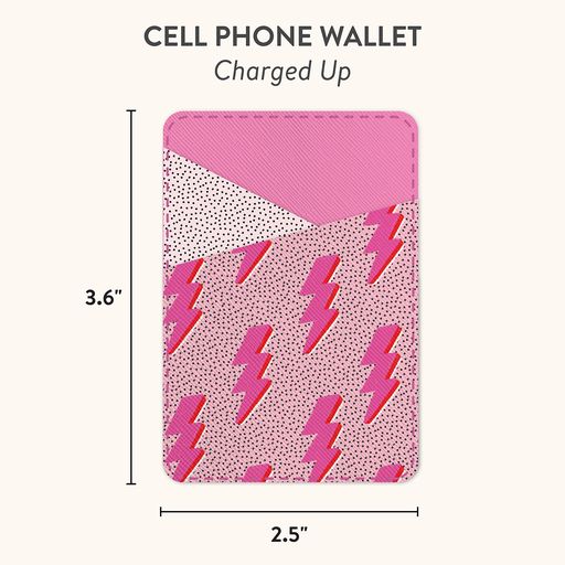 Studio Oh! Charged Up Stick-On Cell Phone Wallet