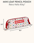 Retro Hello Kitty Mini Loaf Pencil Pouch