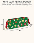 Hello Kitty and Friends Holiday Fun Mini Loaf Pencil Pouch