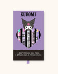 Sanrio Totally Kuromi Soft-Touch Gel Pen Set