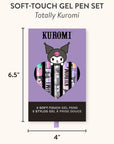 Sanrio Totally Kuromi Soft-Touch Gel Pen Set
