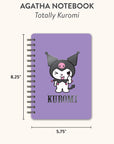 Sanrio Totally Kuromi Agatha Notebook with Sticker Sheet