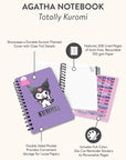 Sanrio Totally Kuromi Agatha Notebook with Sticker Sheet