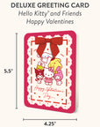 Hello Kitty and Friends Happy Valentine's Deluxe Greeting Card