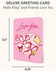 Hello Kitty and Friends Love You Deluxe Greeting Card