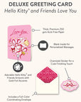 Hello Kitty and Friends Love You Deluxe Greeting Card
