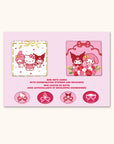 Hello Kitty and Friends Hearts and Ribbons Assorted Mini Note Cards with Stickers
