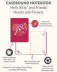 Hello Kitty and Friends Hearts and Flowers Casebound Notebook