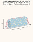 Sanrio Sweet Daisies Cinnamoroll Charmed Pencil Pouch