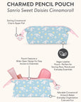Sanrio Sweet Daisies Cinnamoroll Charmed Pencil Pouch