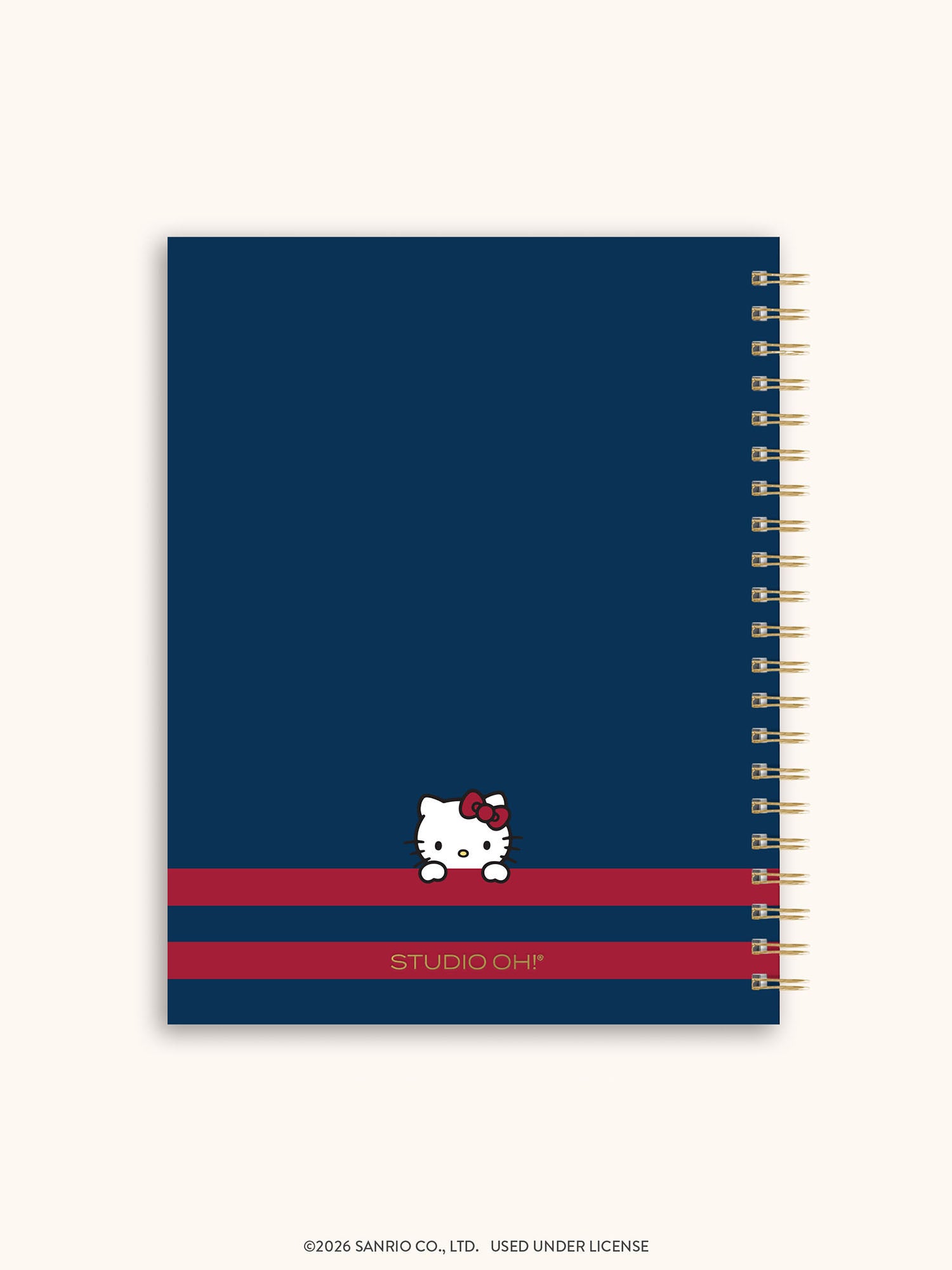 Hello Kitty and Friends Varsity Extra-Large Spiral Notebook with Pocket &amp; Sticker Sheet