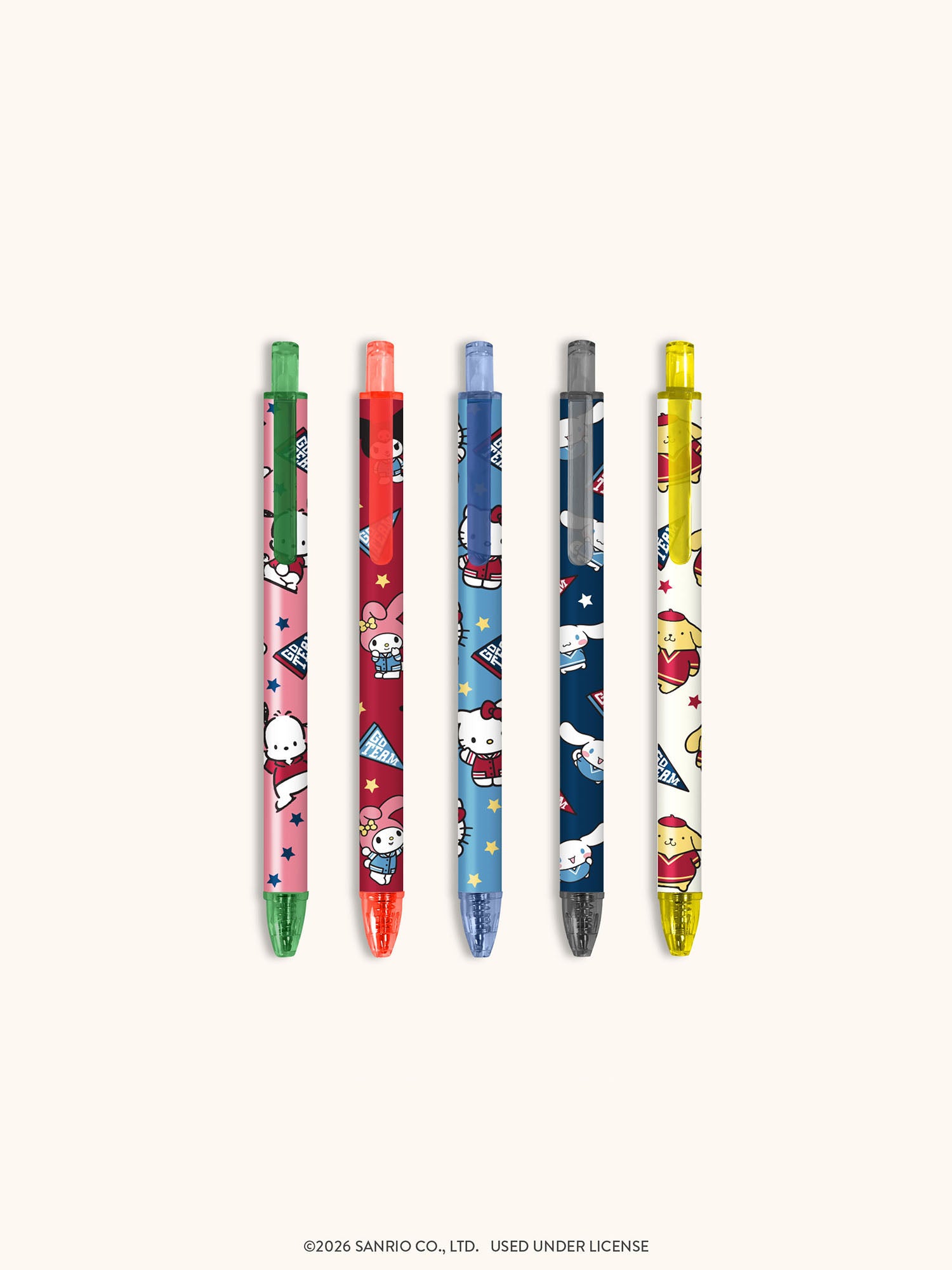 Hello Kitty and Friends Varsity Soft-Touch Gel Pen Set