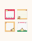 Sanrio Pompompurin Cherry Picnic Mini Notepad