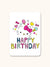 Hello Kitty Retro Icons Happy Birthday Deluxe Greeting Card