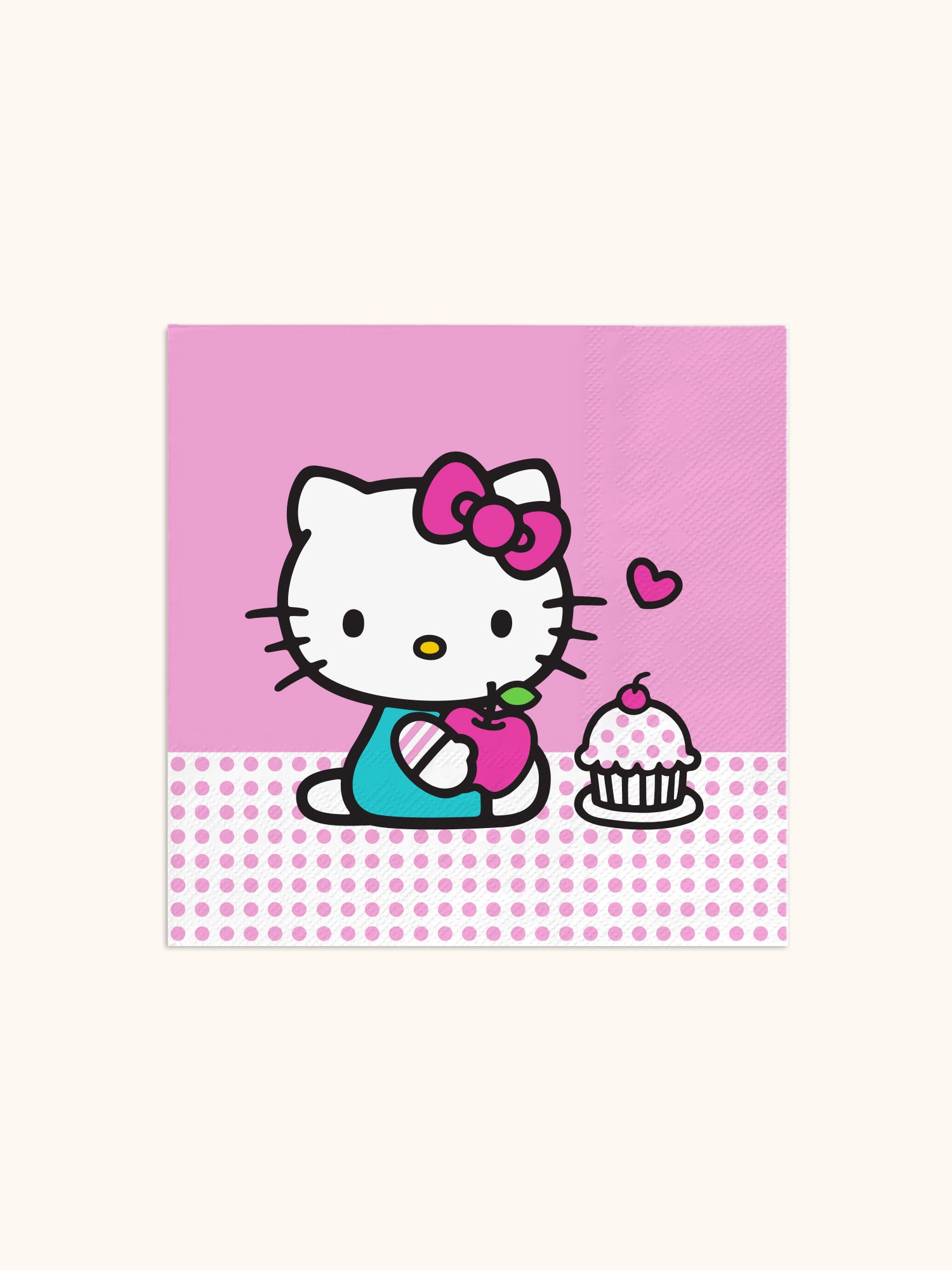 Hello Kitty Pink Dots Beverage Napkins