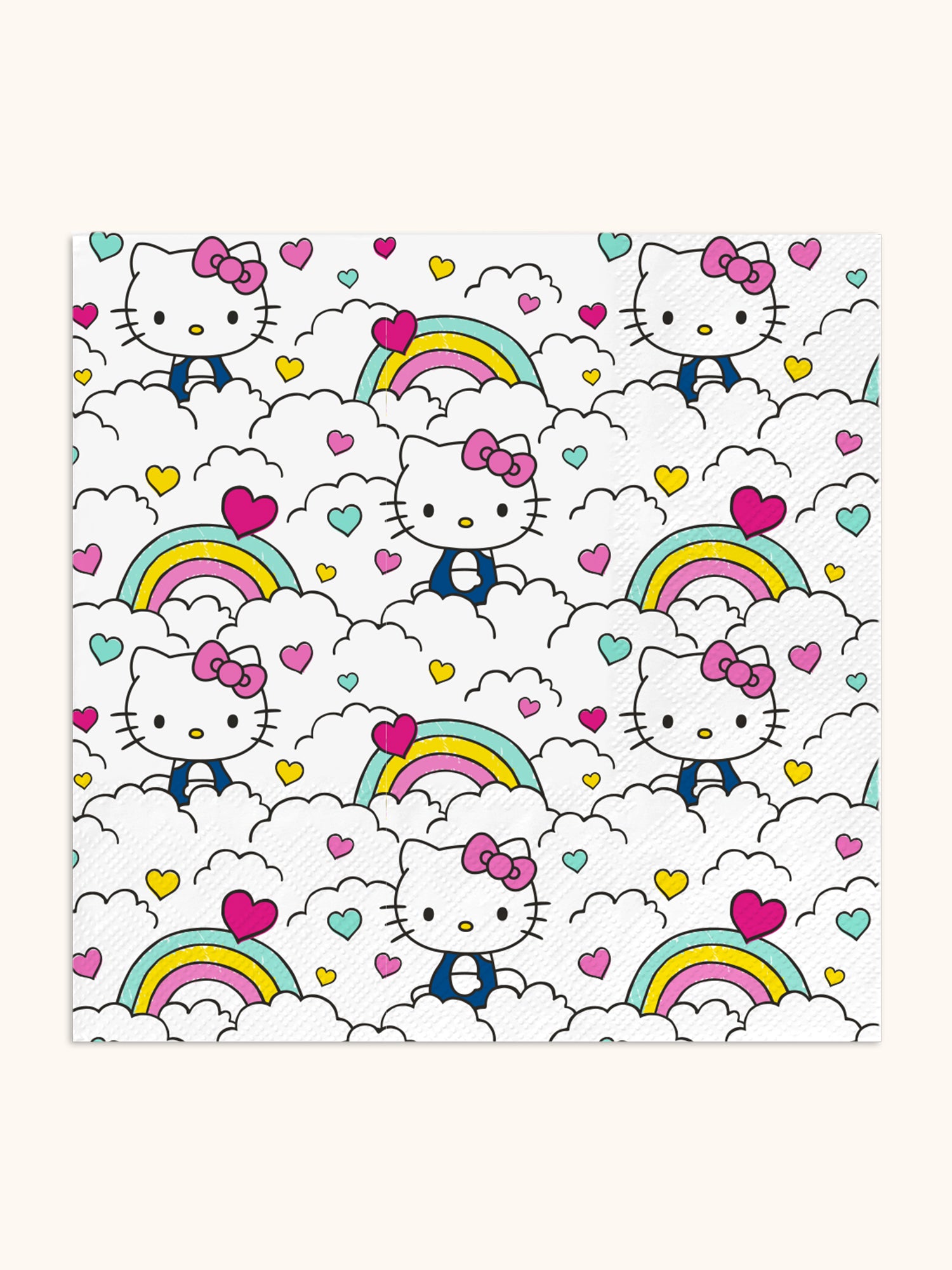 Hello Kitty Rainbow Skies Luncheon Napkins