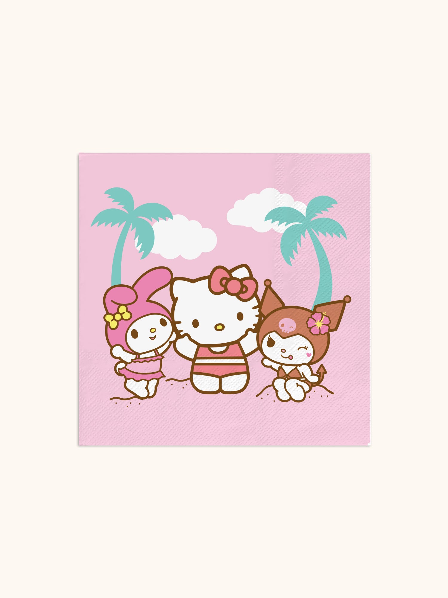 Hello Kitty and Friends Beach Party Beverage Napkins