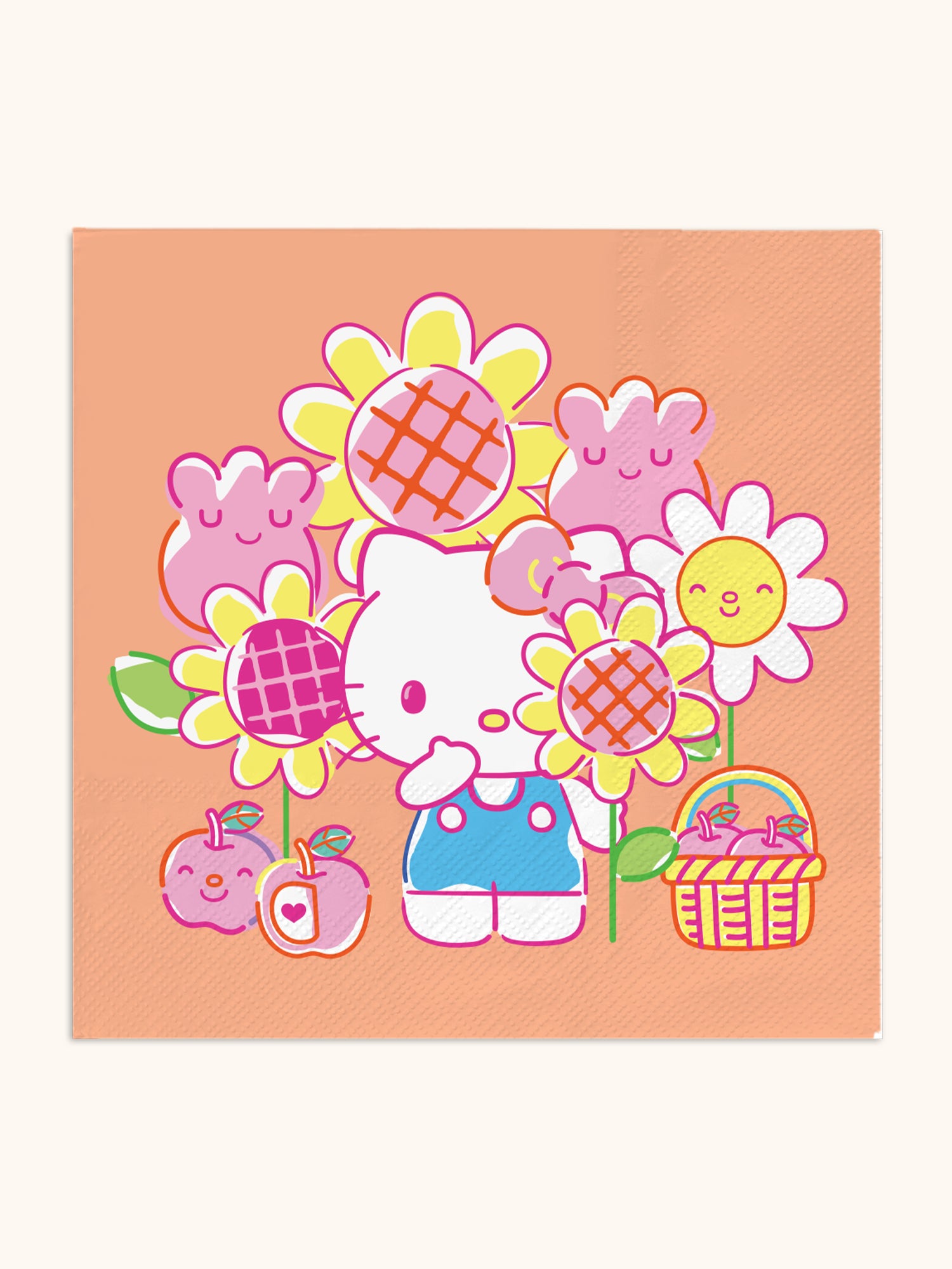 Hello Kitty Garden Doodle Luncheon Napkins