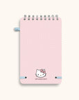 Hello Kitty Classic Pink Top-Spiral Notebook with Pen Loop