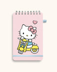 Hello Kitty Classic Pink Top-Spiral Notebook with Pen Loop