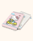 Hello Kitty Classic Pink Top-Spiral Notebook with Pen Loop