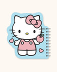 Hello Kitty Classic Blue Die-Cut Notebook