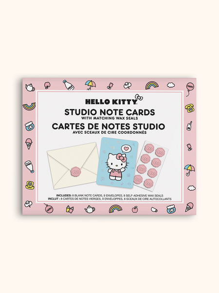 Hello Kitty Classic Pink Studio Note Cards with Wax Seals – Studio Oh!