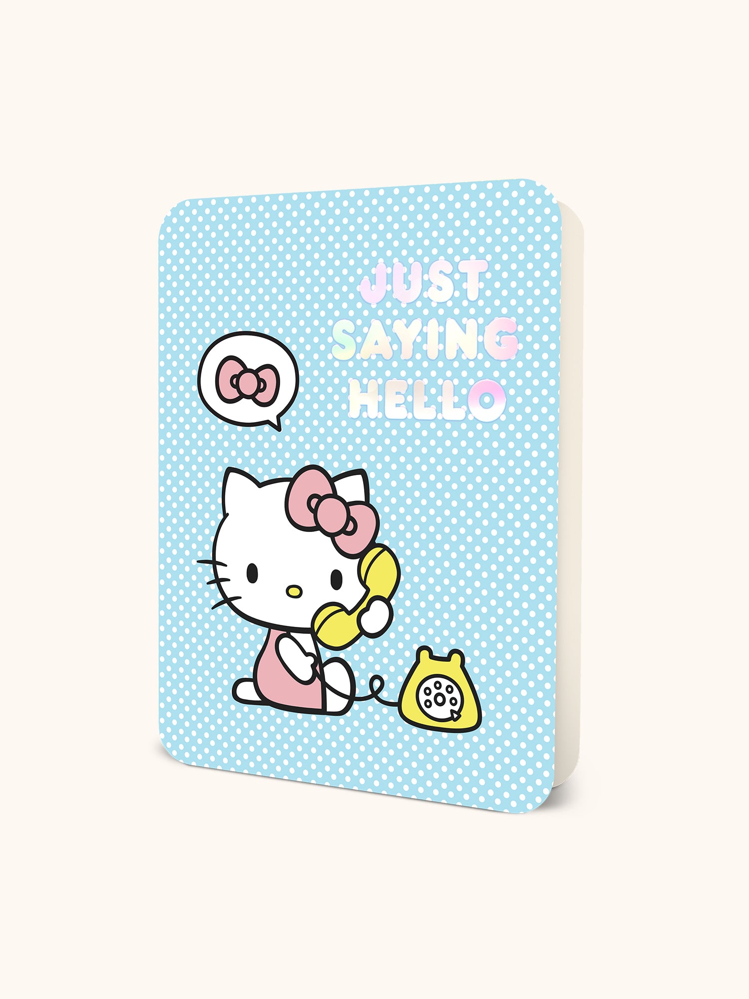 Hello Kitty Just Saying Hello Deluxe Greeting Card – Studio Oh!