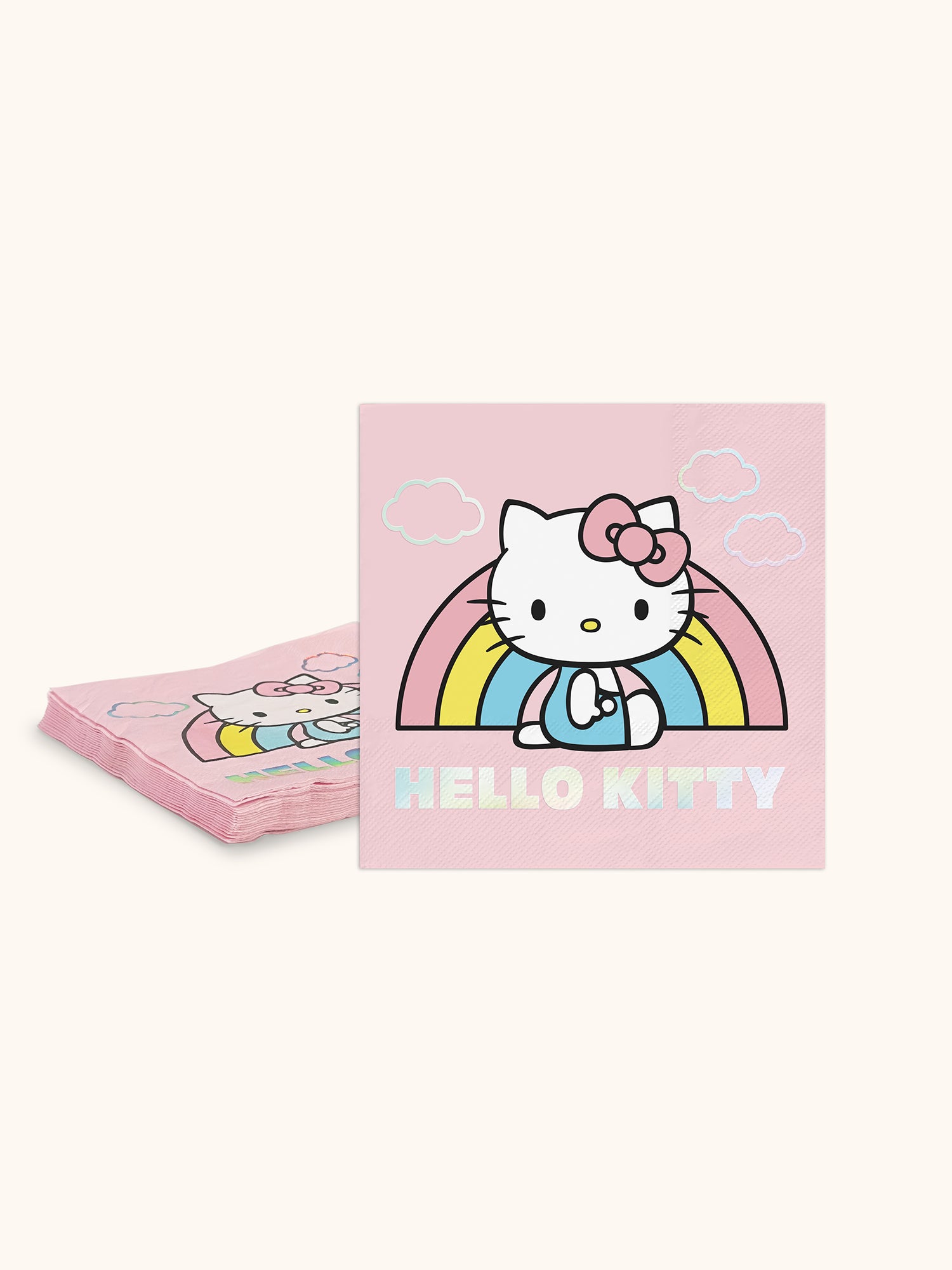 Hello Kitty Rainbow Skies Beverage Napkins