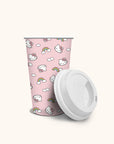 Hello Kitty Rainbow Skies Paper Hot Cups