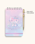 Hello Kitty 50th Anniversary Top-Spiral Notebook with Pocket & Pen Loop