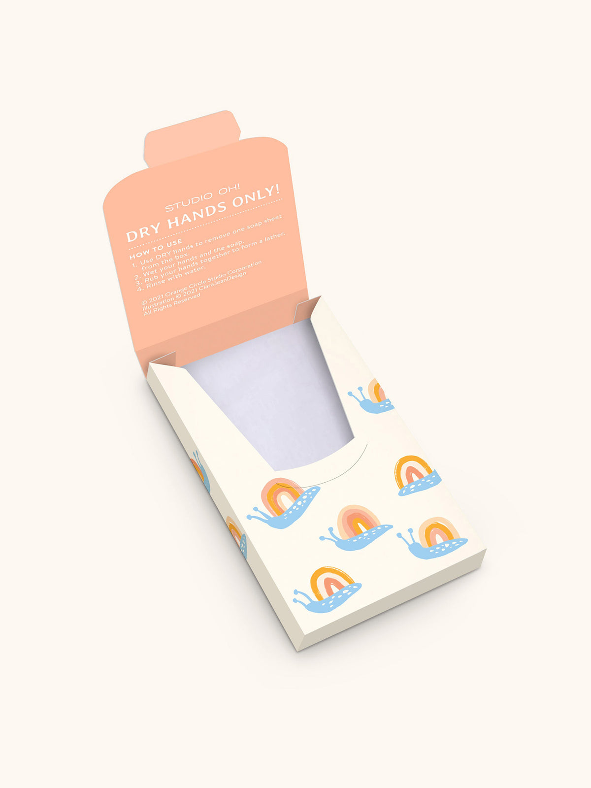Rainbow Snails Single-Use Soap Sheets