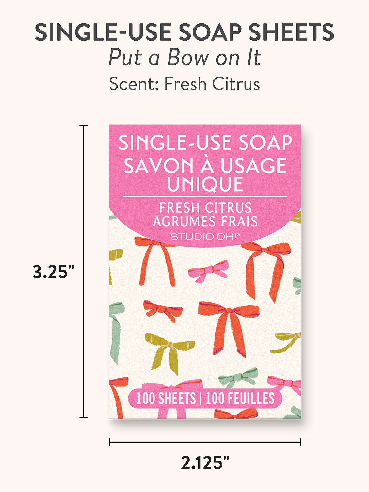 Put a Bow on It Single-Use Soap Sheets – Studio Oh!