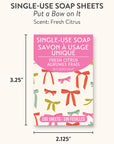 Put a Bow on It Single-Use Soap Sheets
